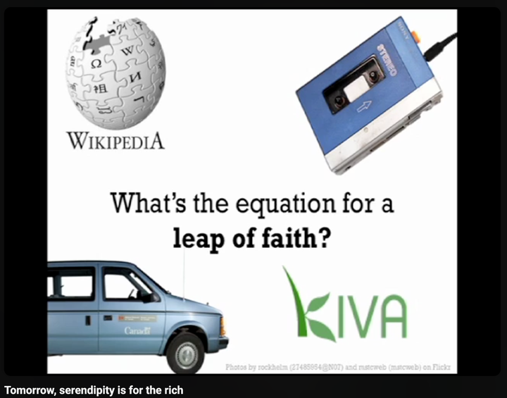 Tomorrow, serendipity is for the rich