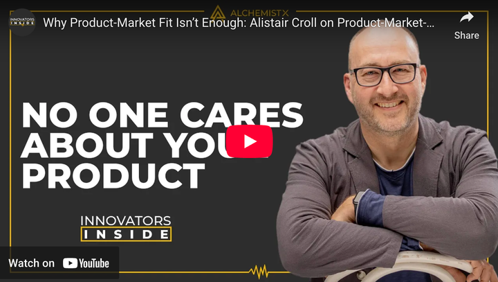 Why Product-Market Fit Isn’t Enough: Alistair Croll on Product-Market-Medium Fit